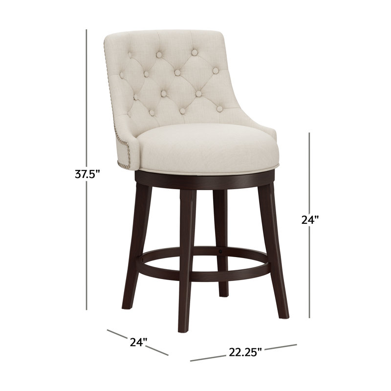 Three Posts™ Papillion Swivel Counter & Bar Stool & Reviews Wayfair